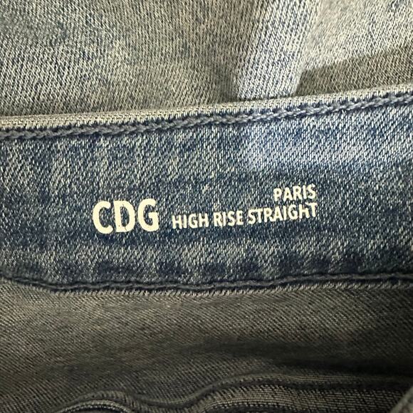 Warp+Weft CDG Paris High-Rise Jeans Button Fly Denim 8/29 Womens Stretch Comfort - Picture 4 of 12